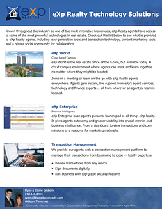 eXp Realty Technology Solutions | Learn about the technology available rto eXp agents including eXp World, eXp Enterprise, and transaction management.